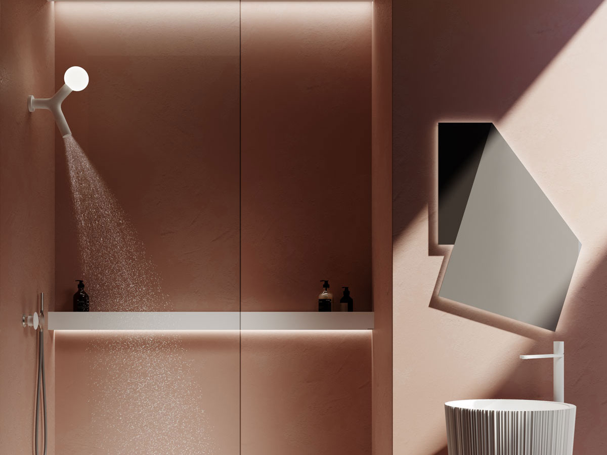 Antoniolupi Letteramuta Shower Shelf