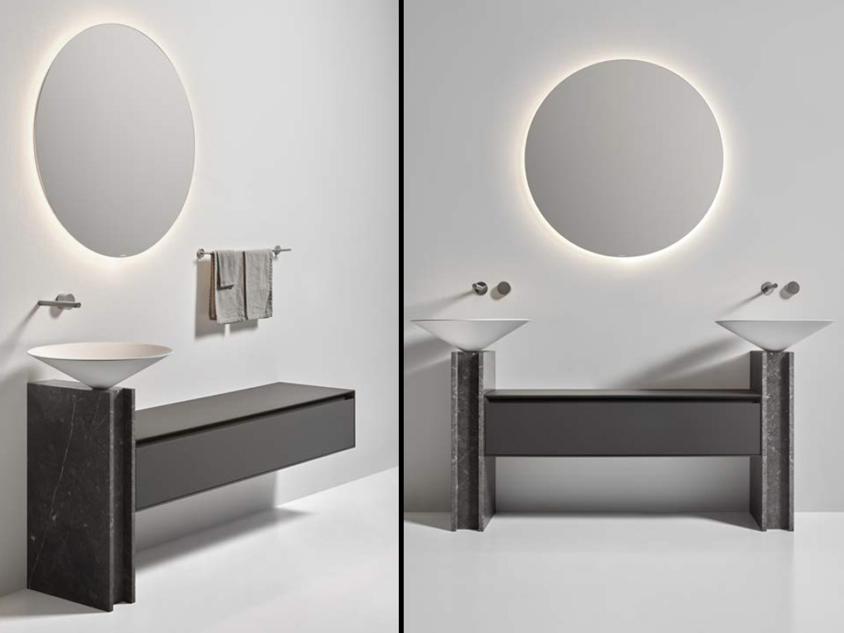 Antoniolupi Mina Pedestal Washbasin