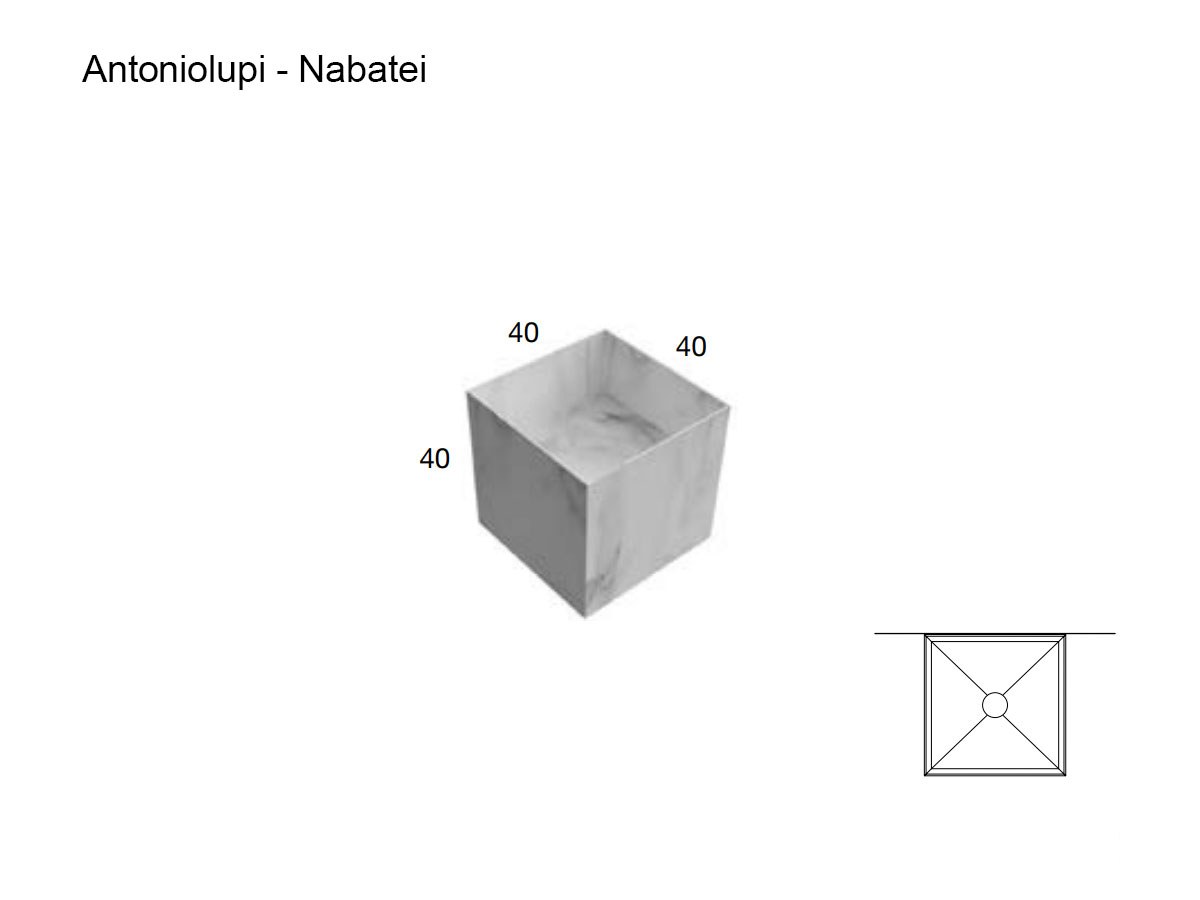 Antoniolupi Nabatei Wall Mounted Washbasin