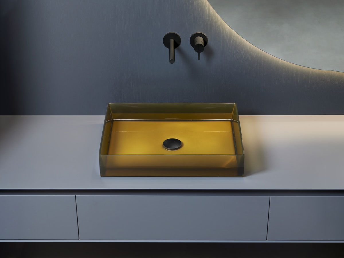 Antoniolupi Nabatei Rectangular Countertop Washbasin