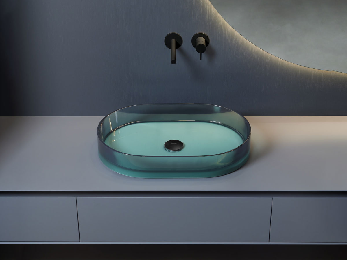 Antoniolupi Nabatei Lavabo Oval Soprapiano