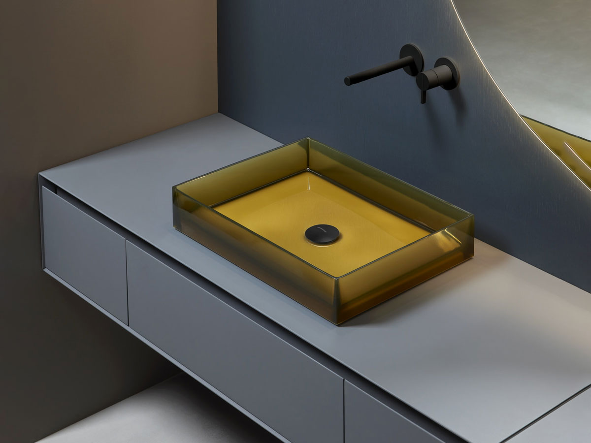 Antoniolupi Nabatei Rectangular Countertop Washbasin