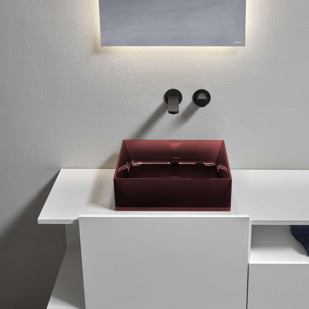Antoniolupi Nabatei Square Countertop Washbasin
