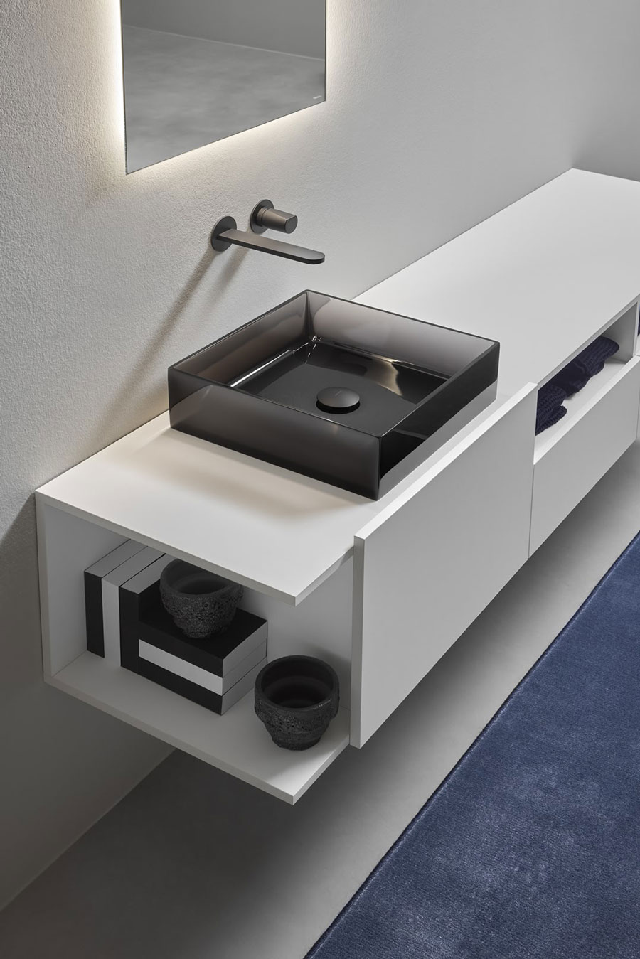 Antoniolupi Nabatei Square Countertop Washbasin