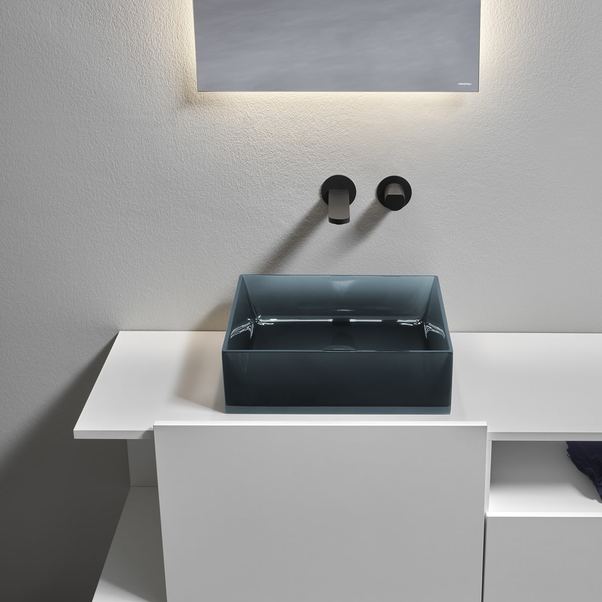 Antoniolupi Nabatei Square Countertop Washbasin