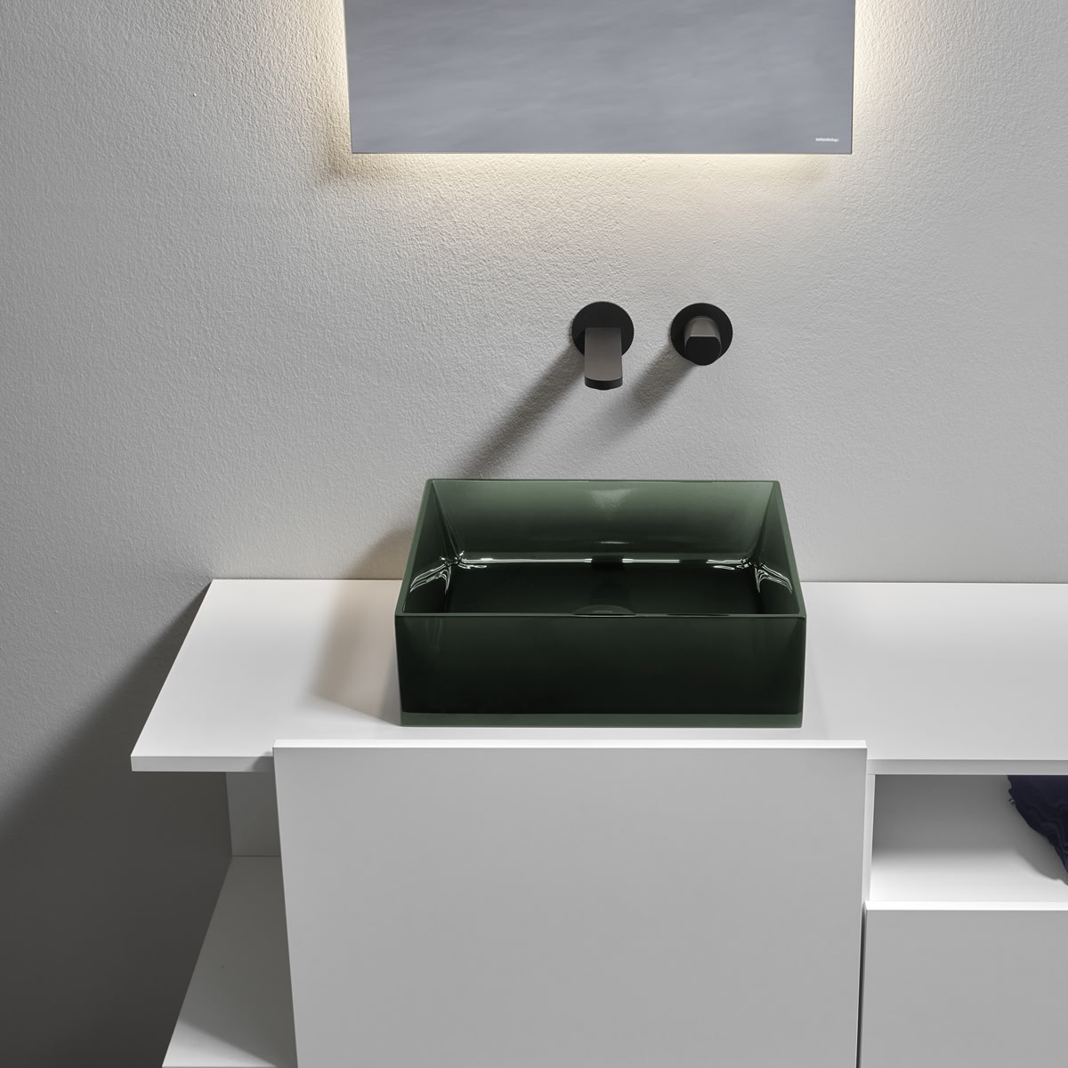 Antoniolupi Nabatei Square Countertop Washbasin
