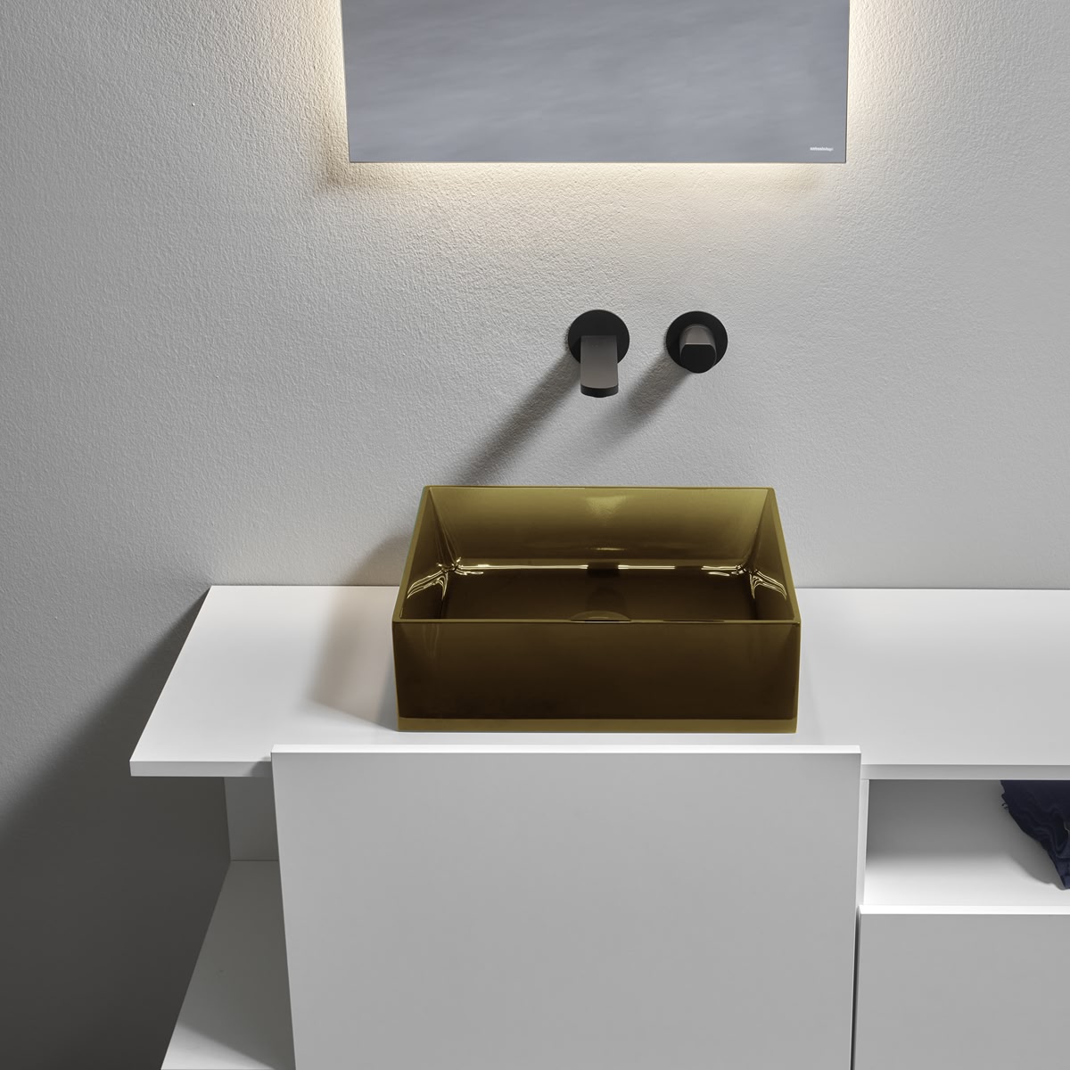 Antoniolupi Nabatei Square Countertop Washbasin