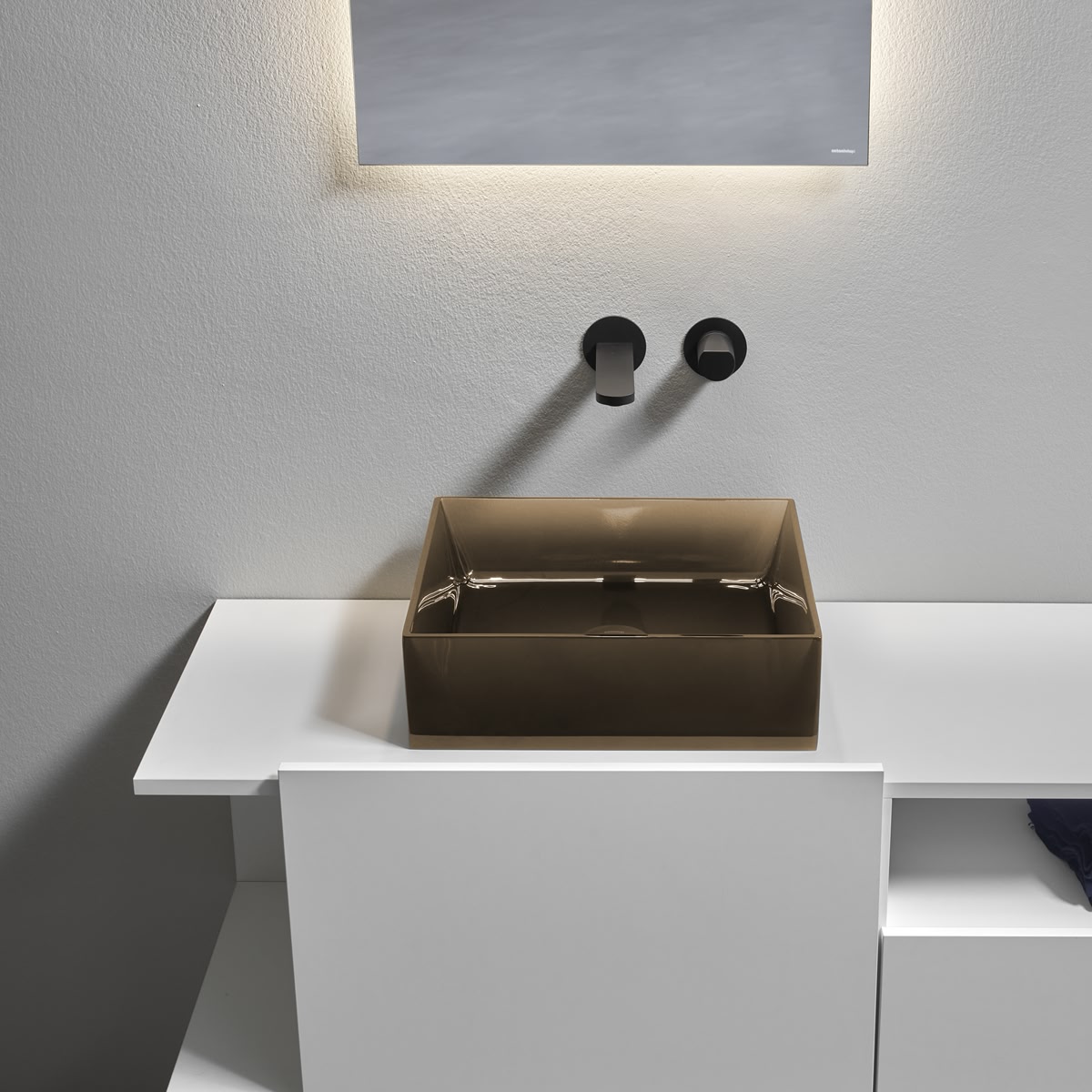 Antoniolupi Nabatei Square Countertop Washbasin