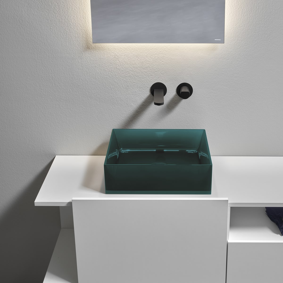 Antoniolupi Nabatei Square Countertop Washbasin