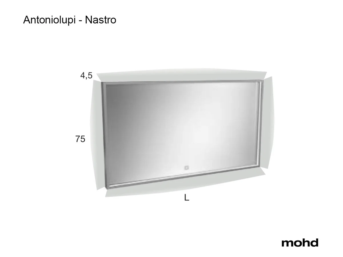 Antoniolupi Nastro Mirror