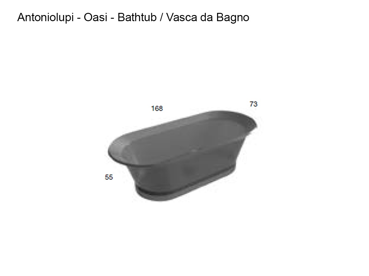 Antoniolupi Oasi Bathtub Gemmantea