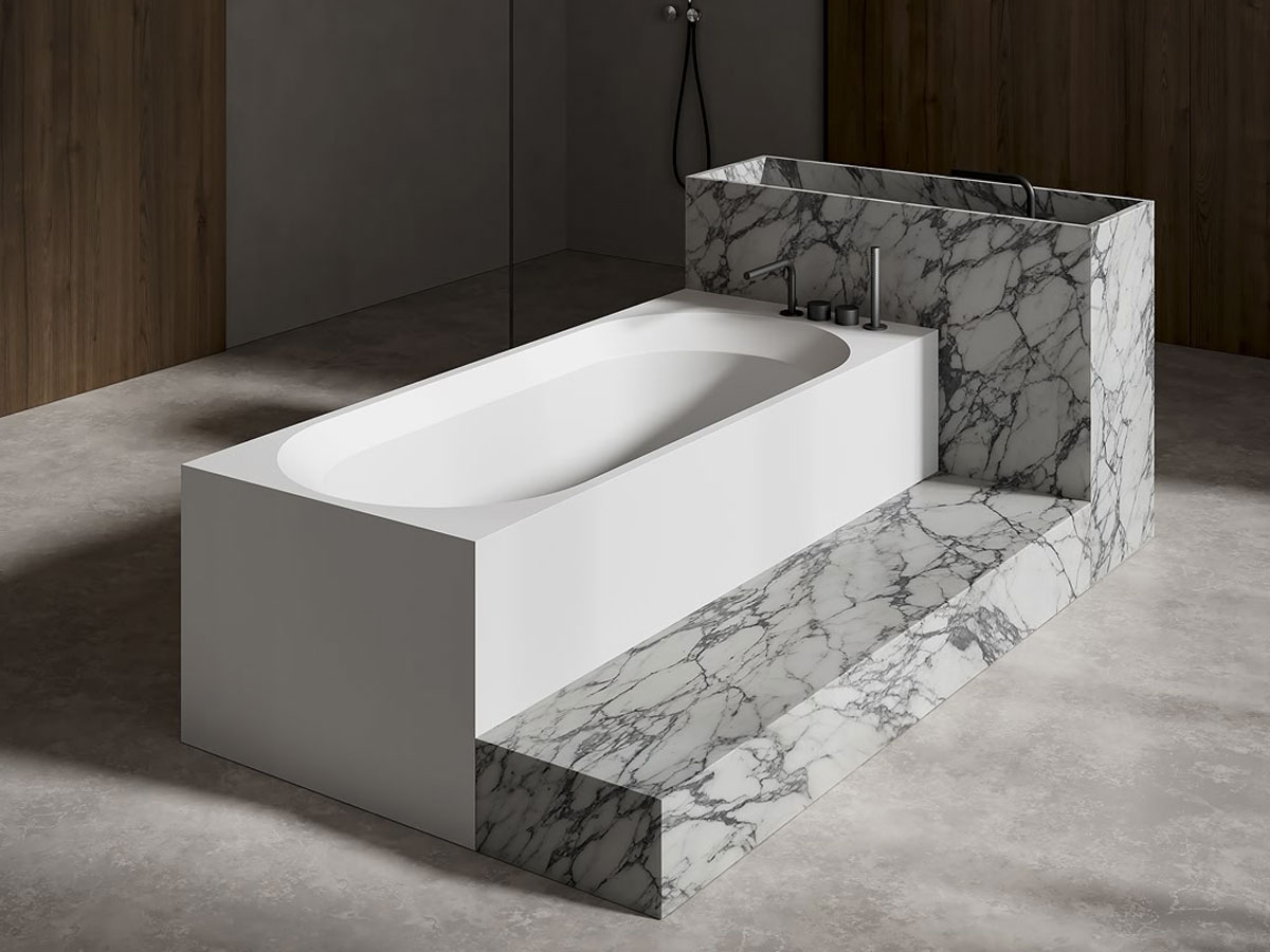 Antoniolupi Oasi Freestanding Rectangular Bathtub