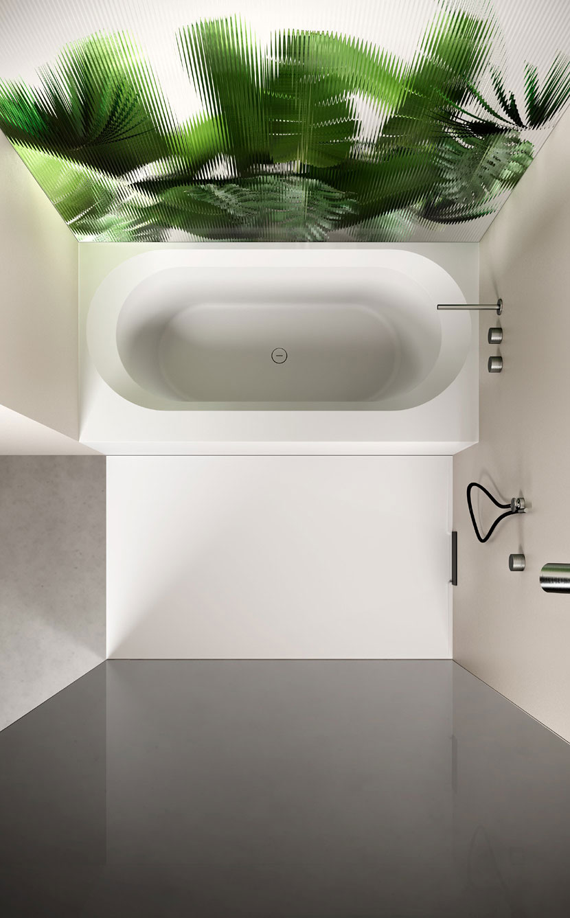 Antoniolupi Oasi Freestanding Rectangular Bathtub
