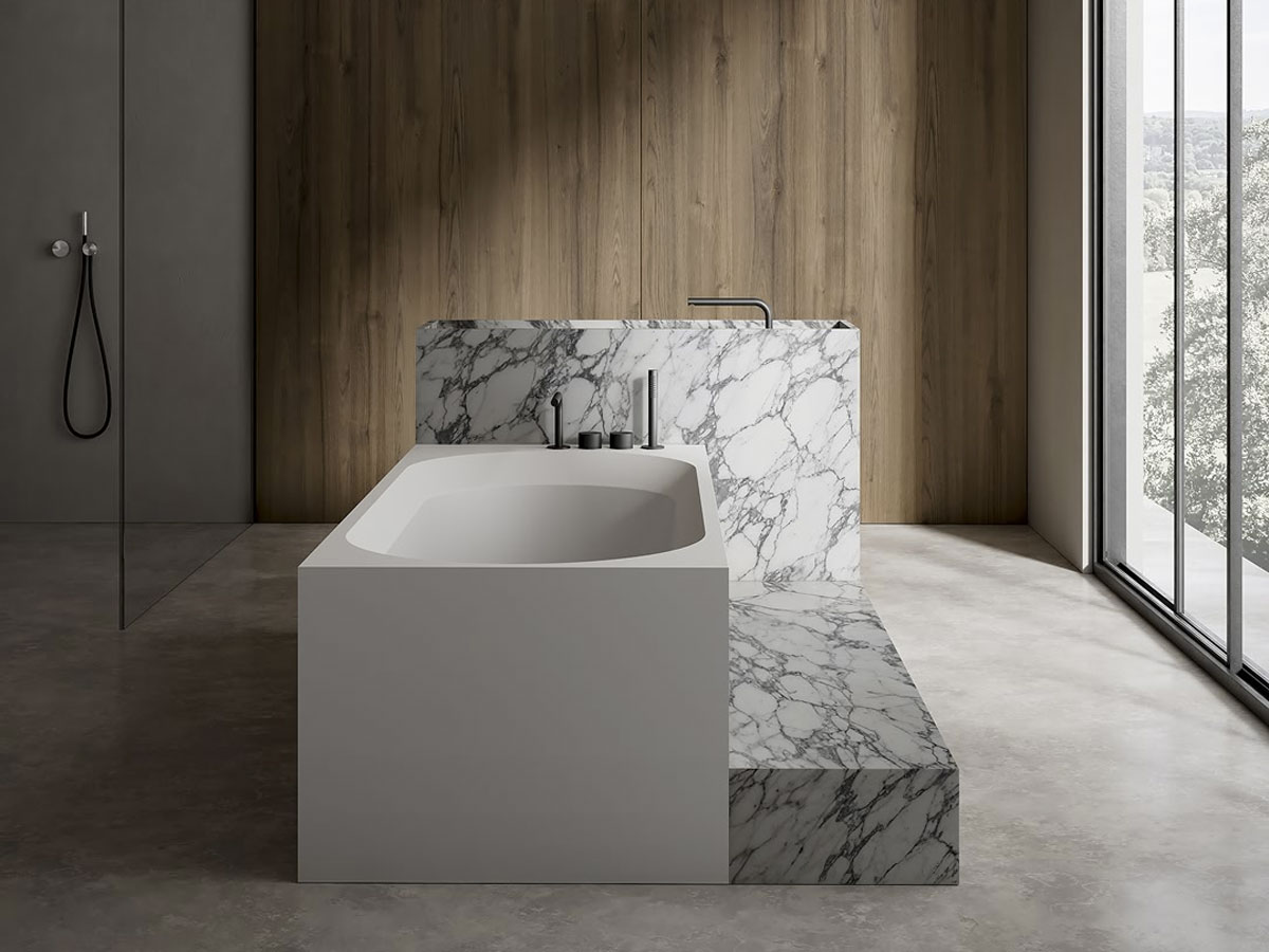 Antoniolupi Oasi Freestanding Rectangular Bathtub