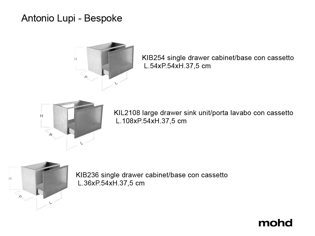 Antoniolupi Openslot Bespoke Bathroom Cabinet And Sink