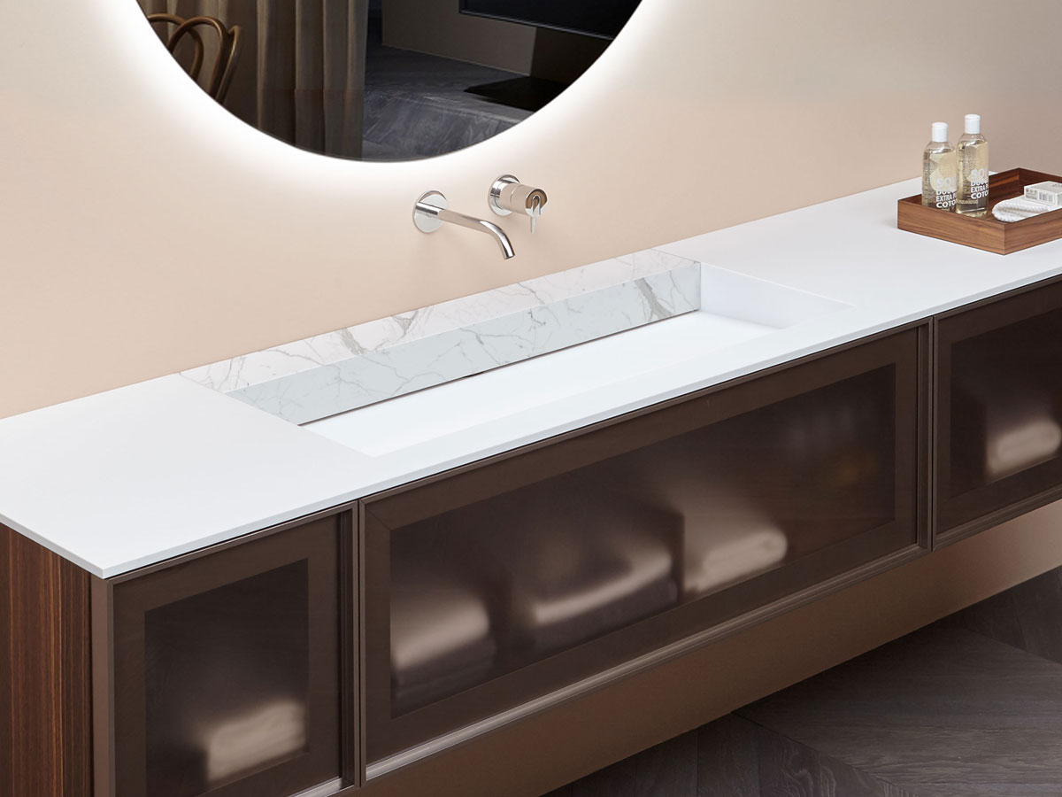Antoniolupi Openslot Bespoke Bathroom Cabinet And Sink