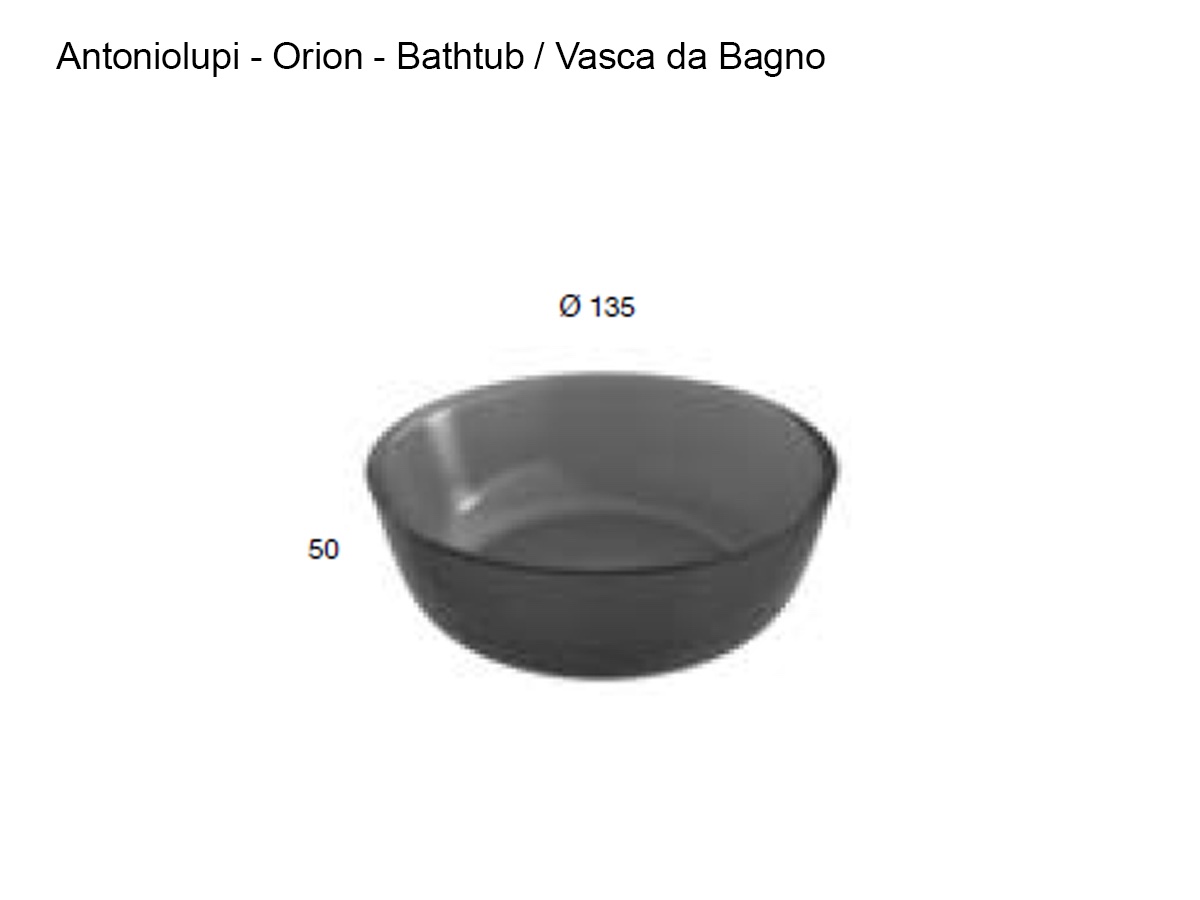 Antoniolupi Orion Bathtub Gemmantea