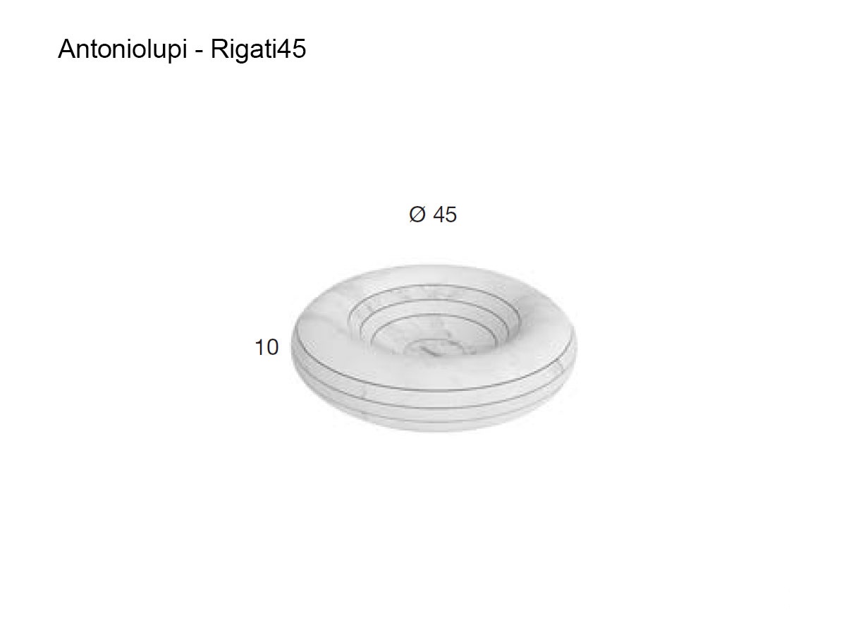 Antoniolupi Rigati45 Countertop Washbasin