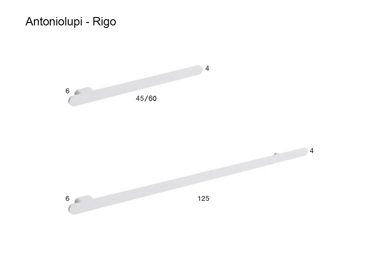 Полотенцесушитель Antoniolupi Rigo, электрический