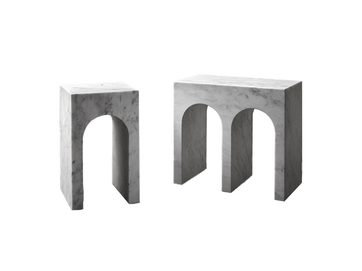 Antoniolupi Roma Marble Table Stool