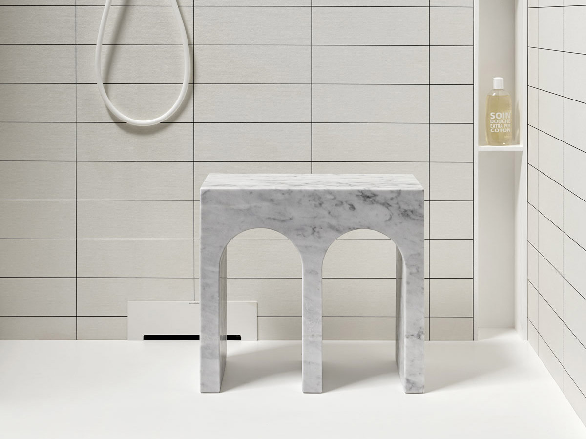 Antoniolupi Roma Marble Table Stool