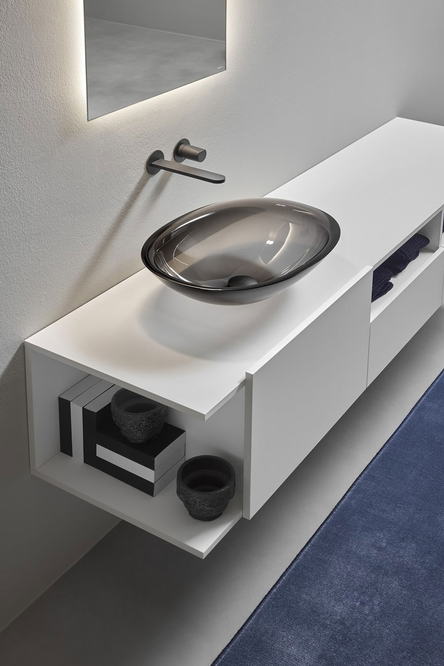 Antoniolupi Servo Cristalmood Countertop Washbasin
