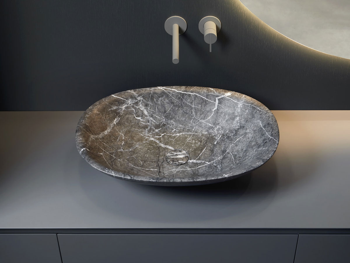 Antoniolupi Servo Stone Countertop Washbasin