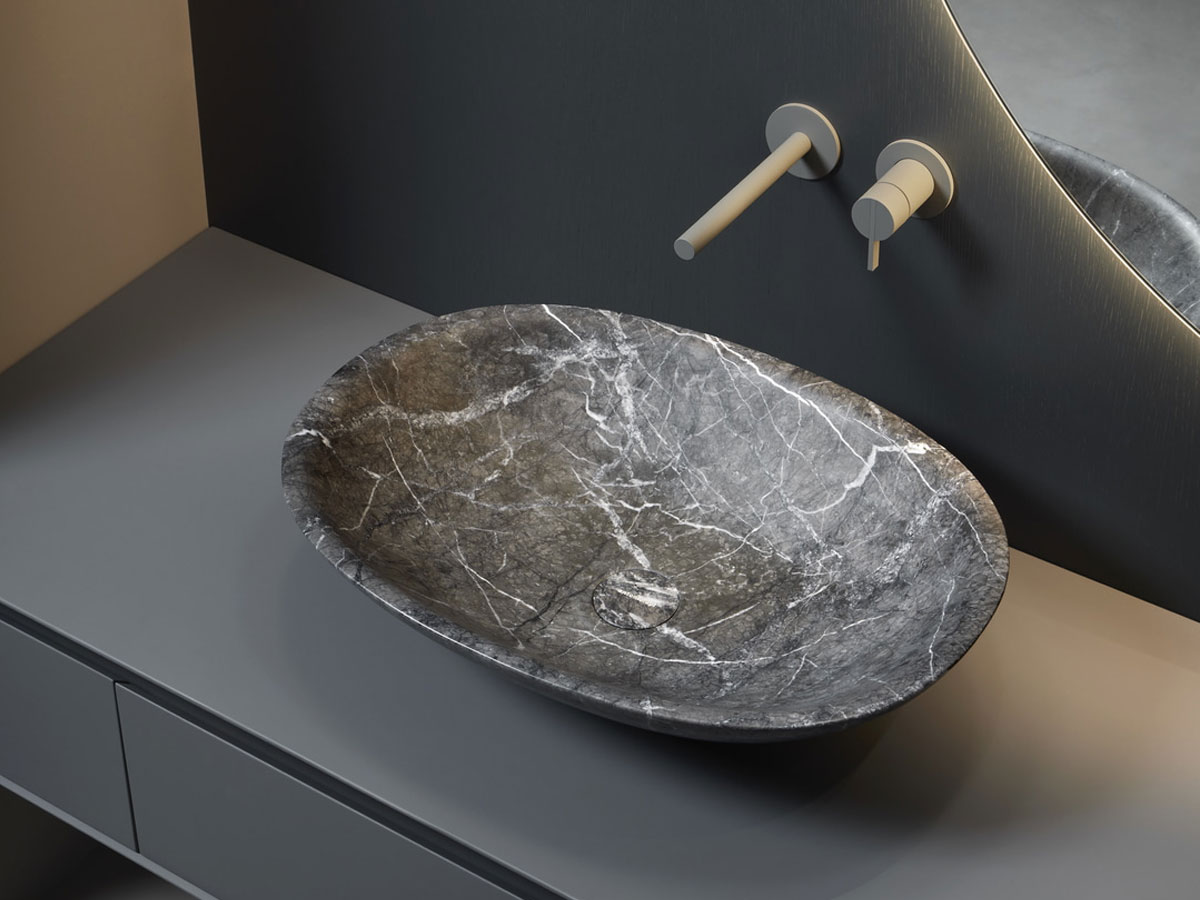 Antoniolupi Servo Stone Countertop Washbasin