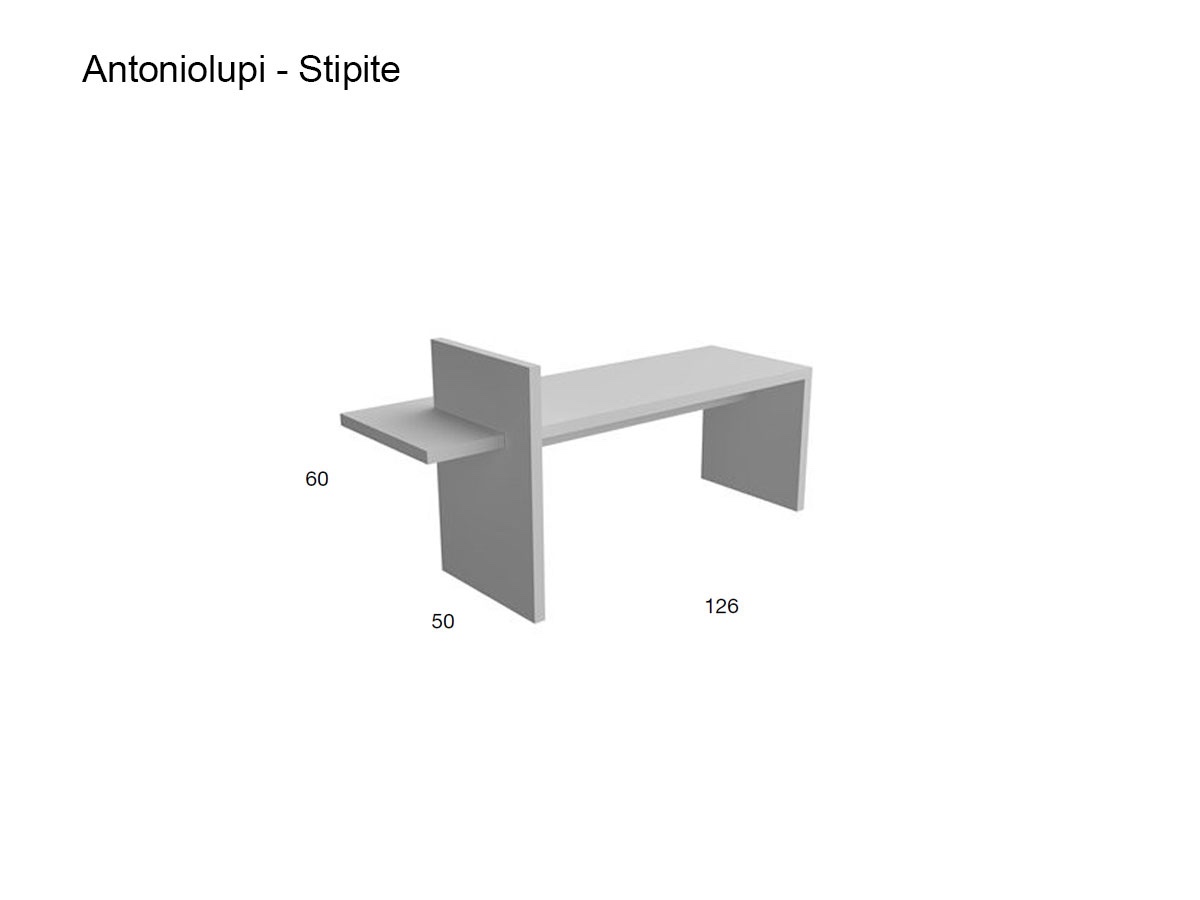 Antoniolupi Stipite Bench