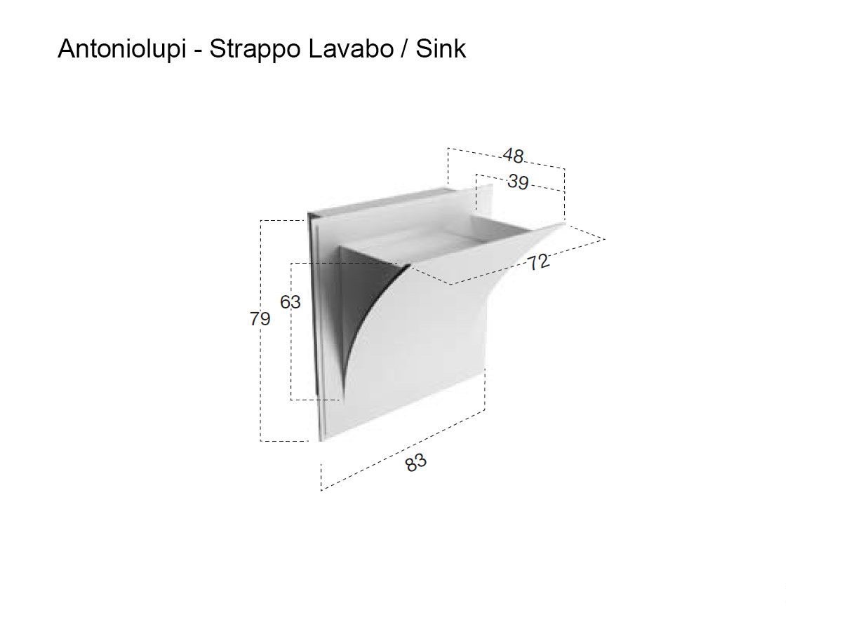 Antoniolupi Strappo Sink