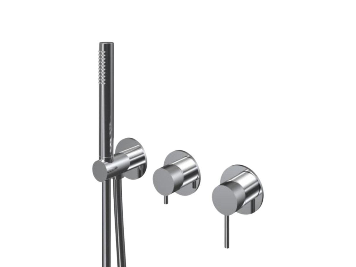 Antoniolupi Tributo Xtr655 Wall Mounted Bath And Shower Mixer Set