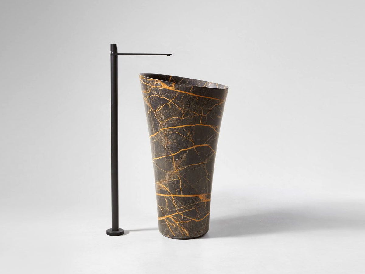 Antoniolupi Tuba Freestanding Washbasin Port Laurent Marble