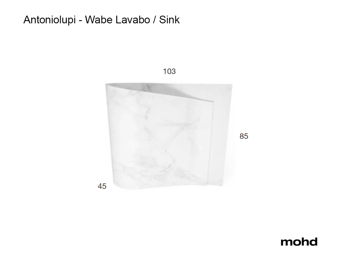 Antoniolupi Wave Freestanding Washbasin