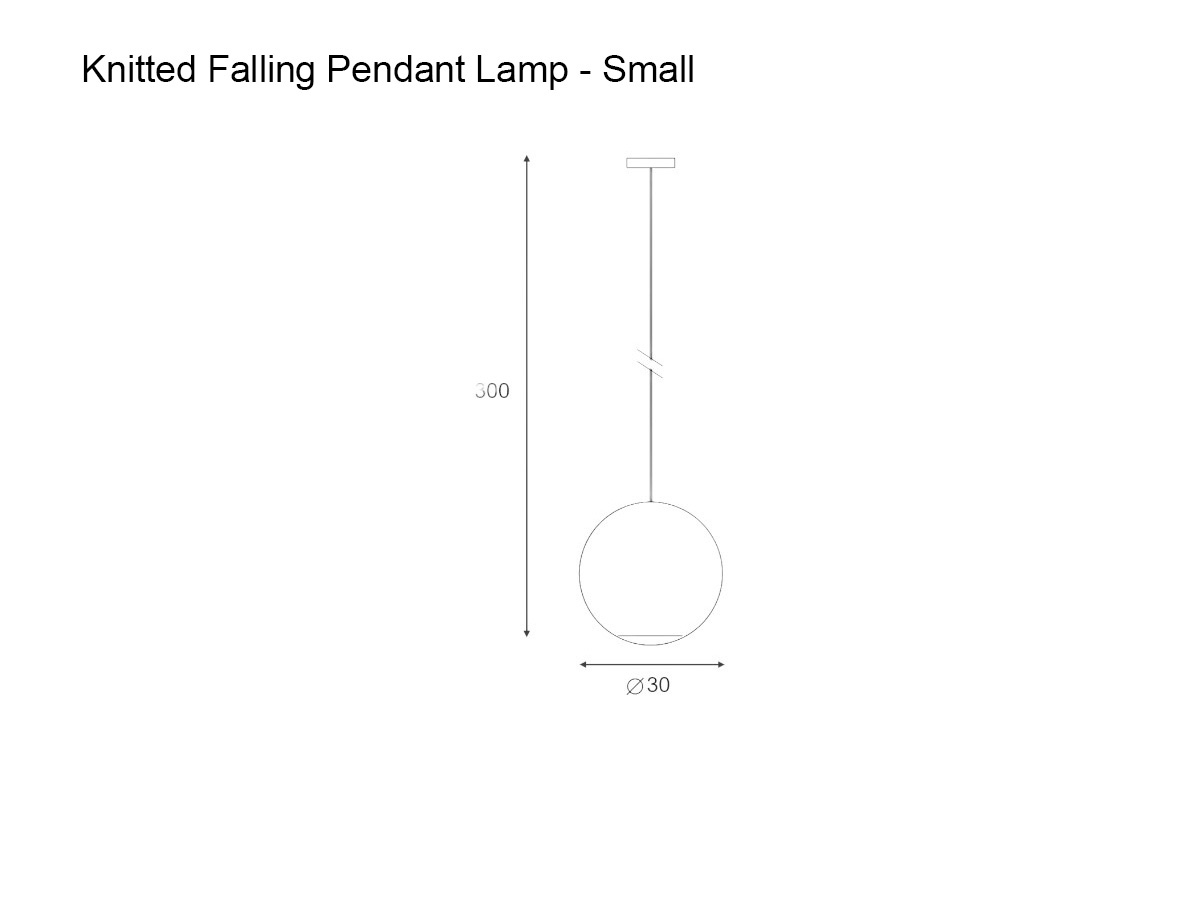 Подвесной светильник Ariel Zuckerman Knitted Falling