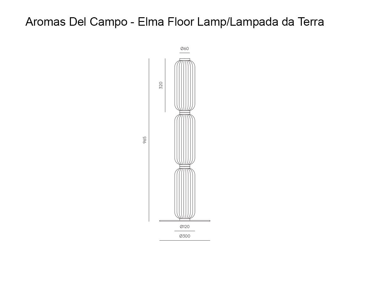 Торшер Aromas Del Campo Elma