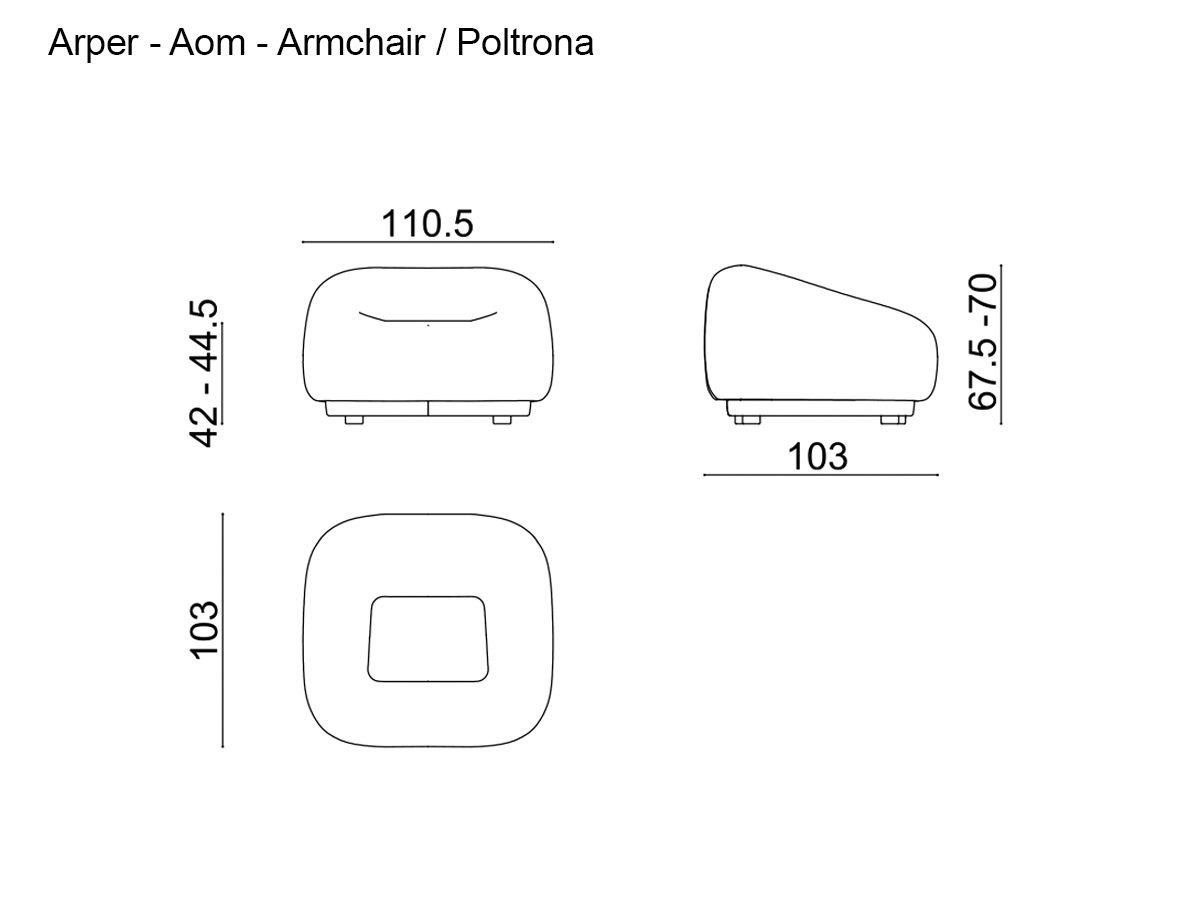 Arper Aom Armchair