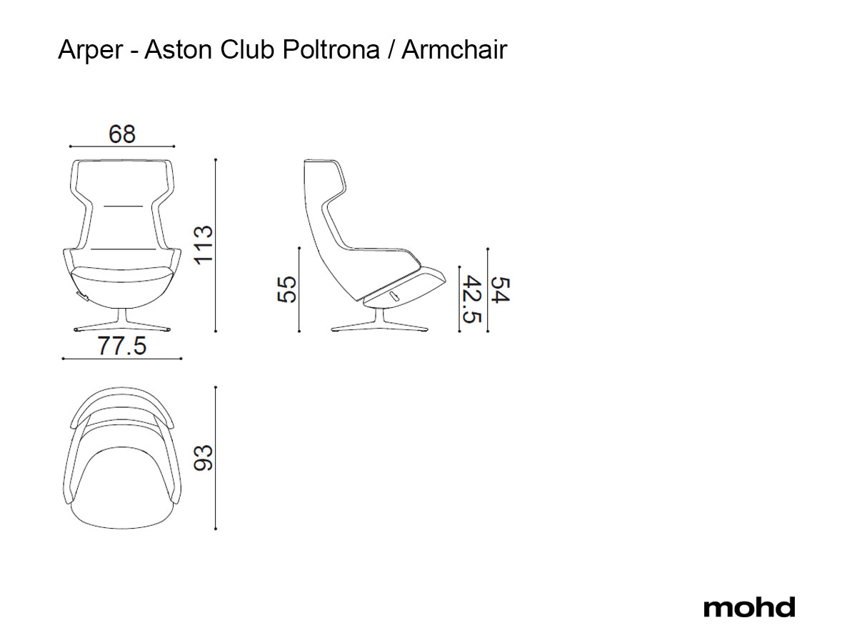 Arper Aston Club Armchair