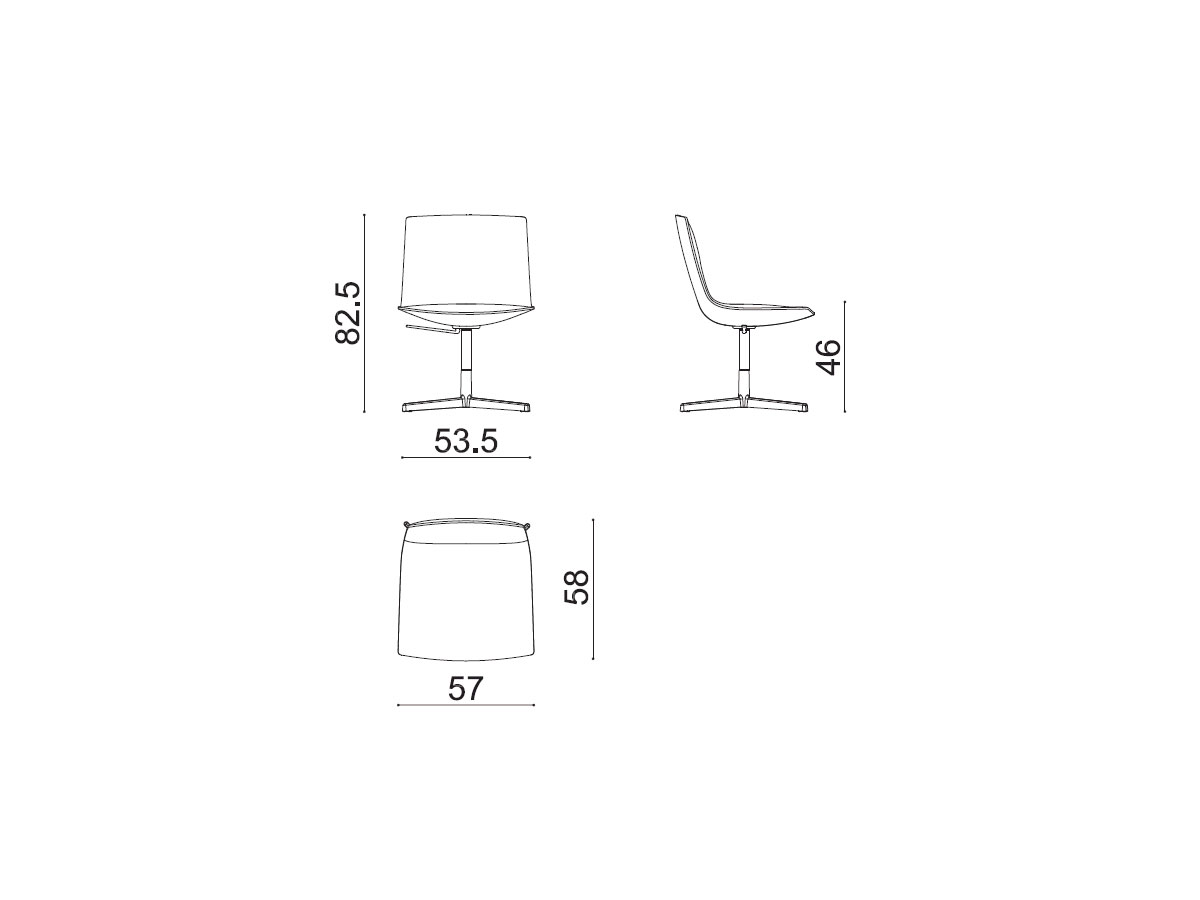 Arper Catifa Sensit Conference Chair Es87088