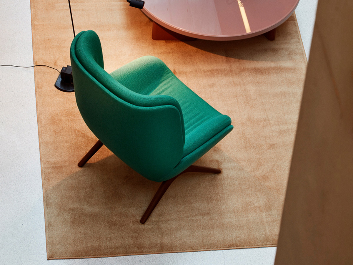 Arper Lepal Armchair Wooden Base