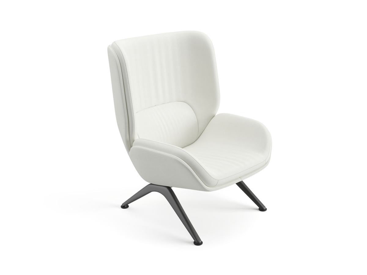 Arper Lepal Armchair Metal Base