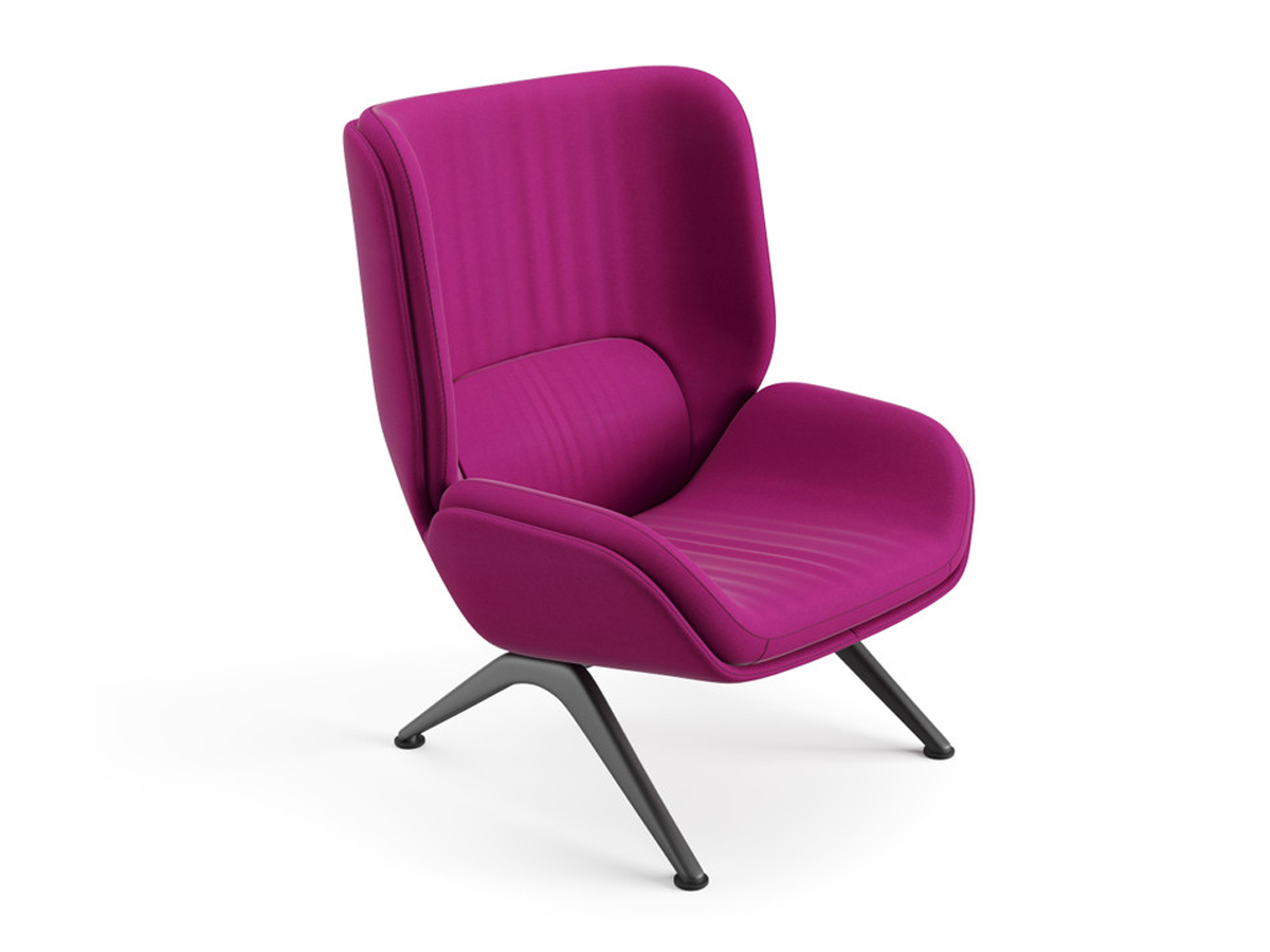 Arper Lepal Armchair Metal Base