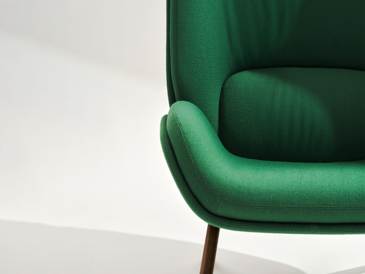 Arper Lepal Armchair Wooden Base