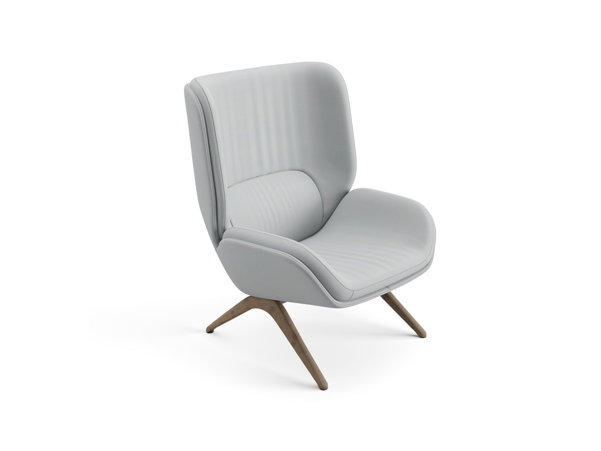 Arper Lepal Armchair Wooden Base