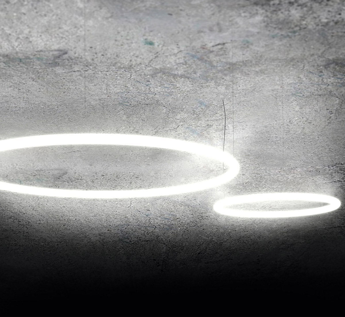 Artemide Alphabet Of Light Circular Suspension Lamp