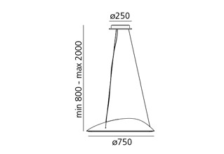 Artemide Ameluna Suspension Lamp
