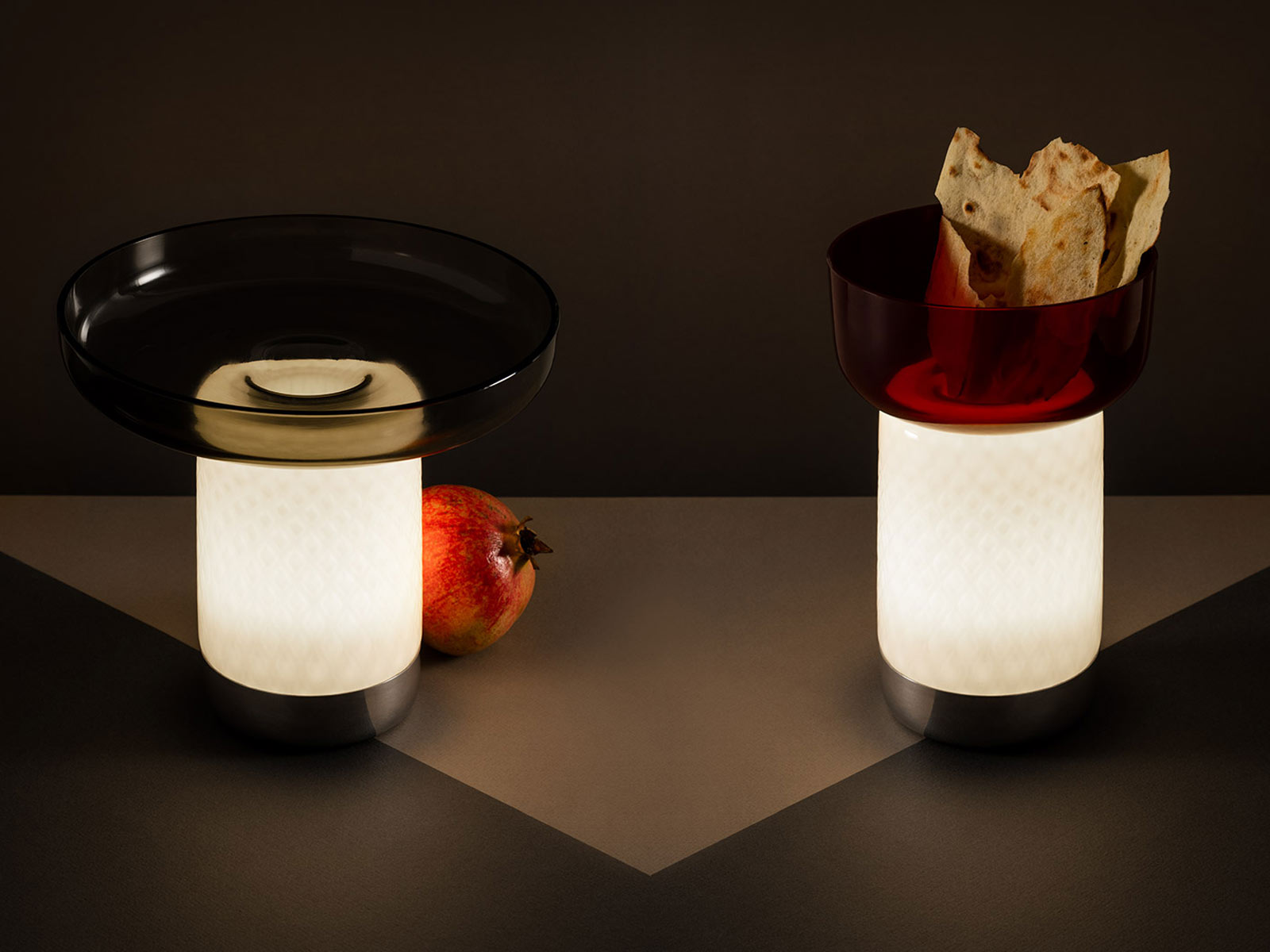 Миска Artemide Bontà, светильник настольный портативный