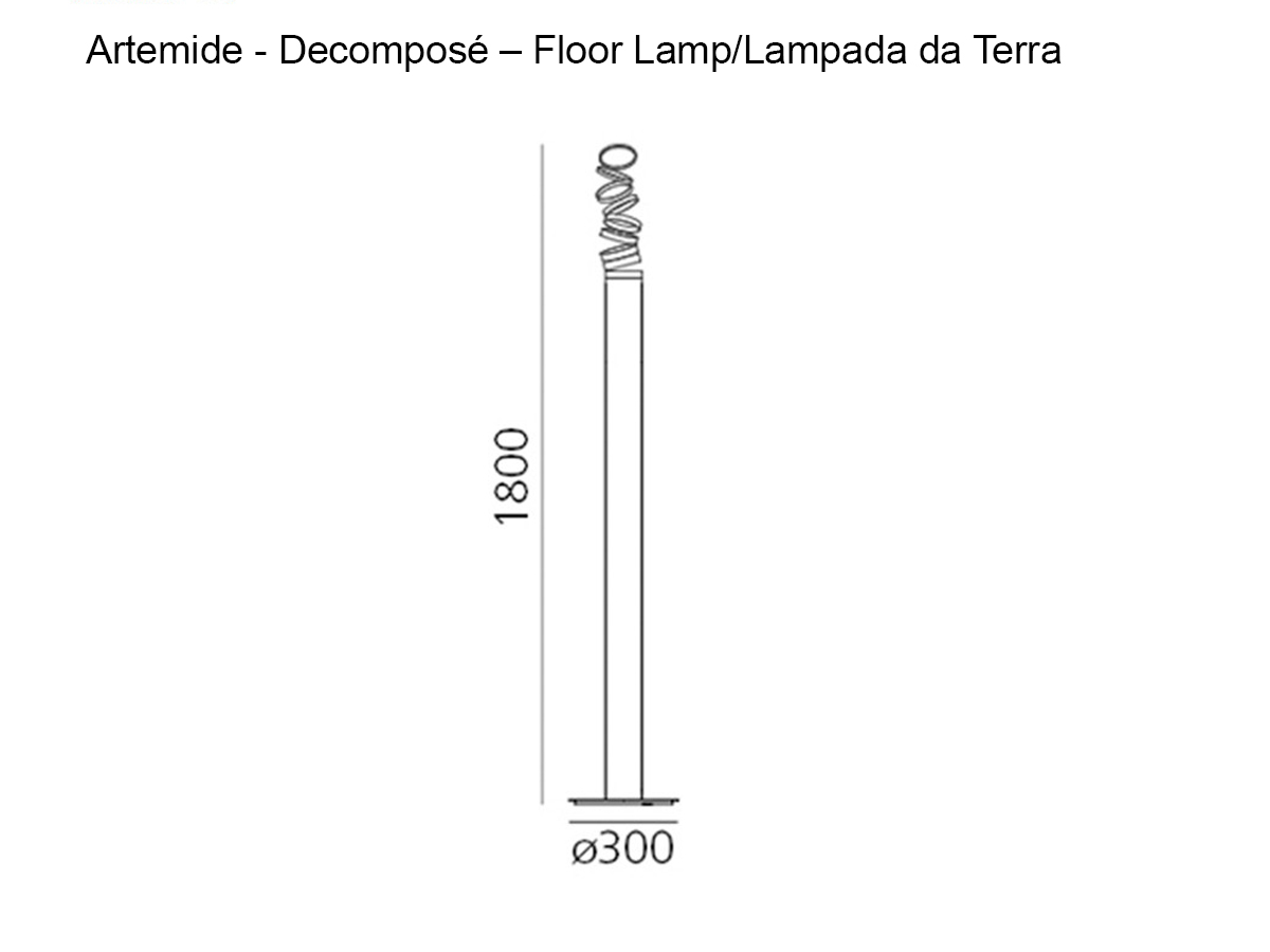 Artemide Decompose Light Floor Lamp