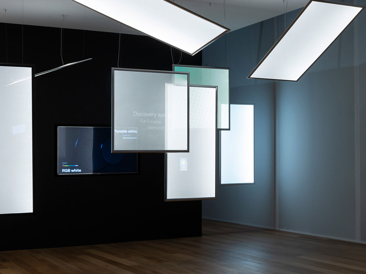 Artemide Discovery Space Rectangular Rgbw Suspension Lamp