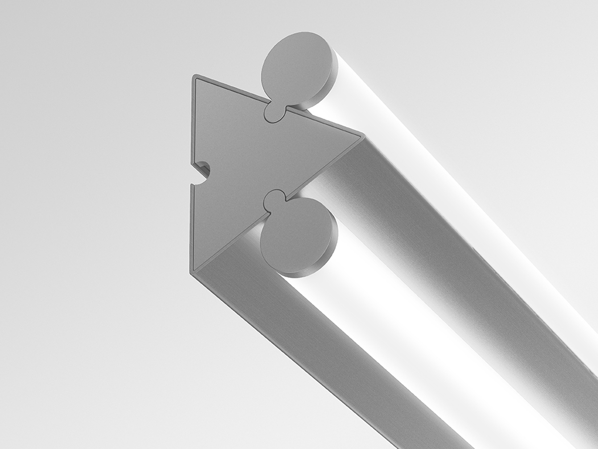 Artemide Dreispitz Wall Ceiling Lamp 2 Diffused Emission 90
