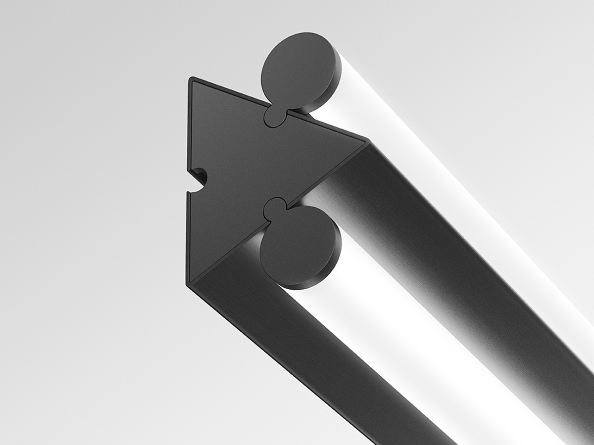 Artemide Dreispitz Wall Ceiling Lamp 2 Diffused Emission 90